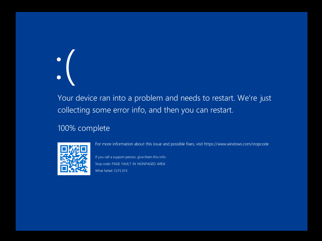 CLFS BSOD
